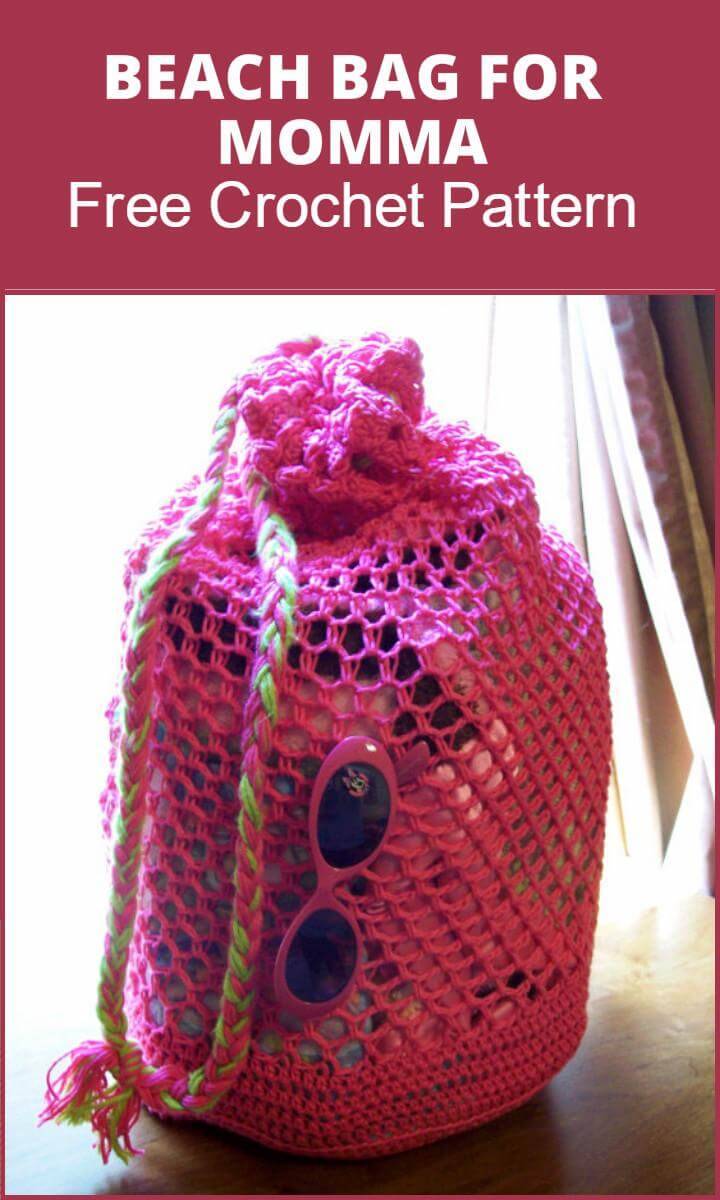 Beach Bag for Momma Free Crochet Pattern